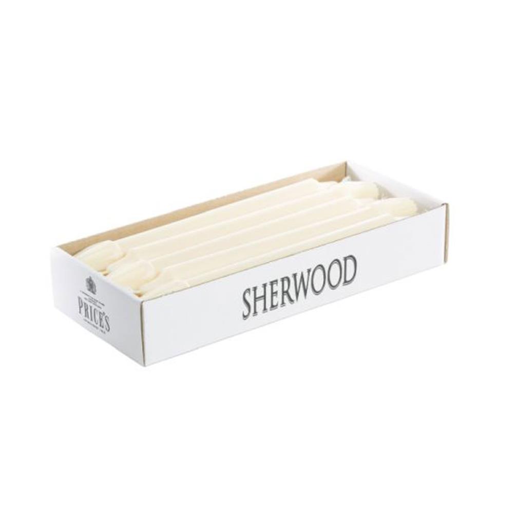 Price's Sherwood Ivory Dinner Candles 25cm (Box of 10) Extra Image 2